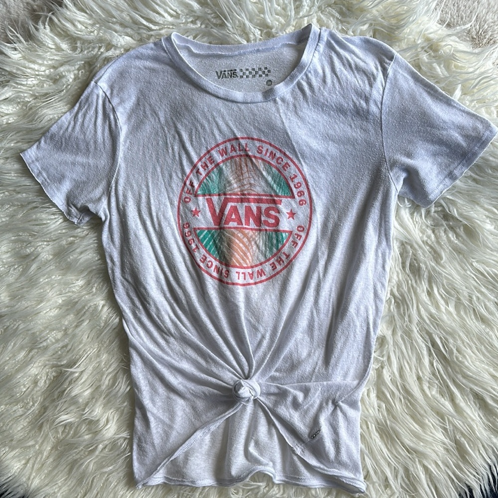 Vans Palm Logo Burnout Tee